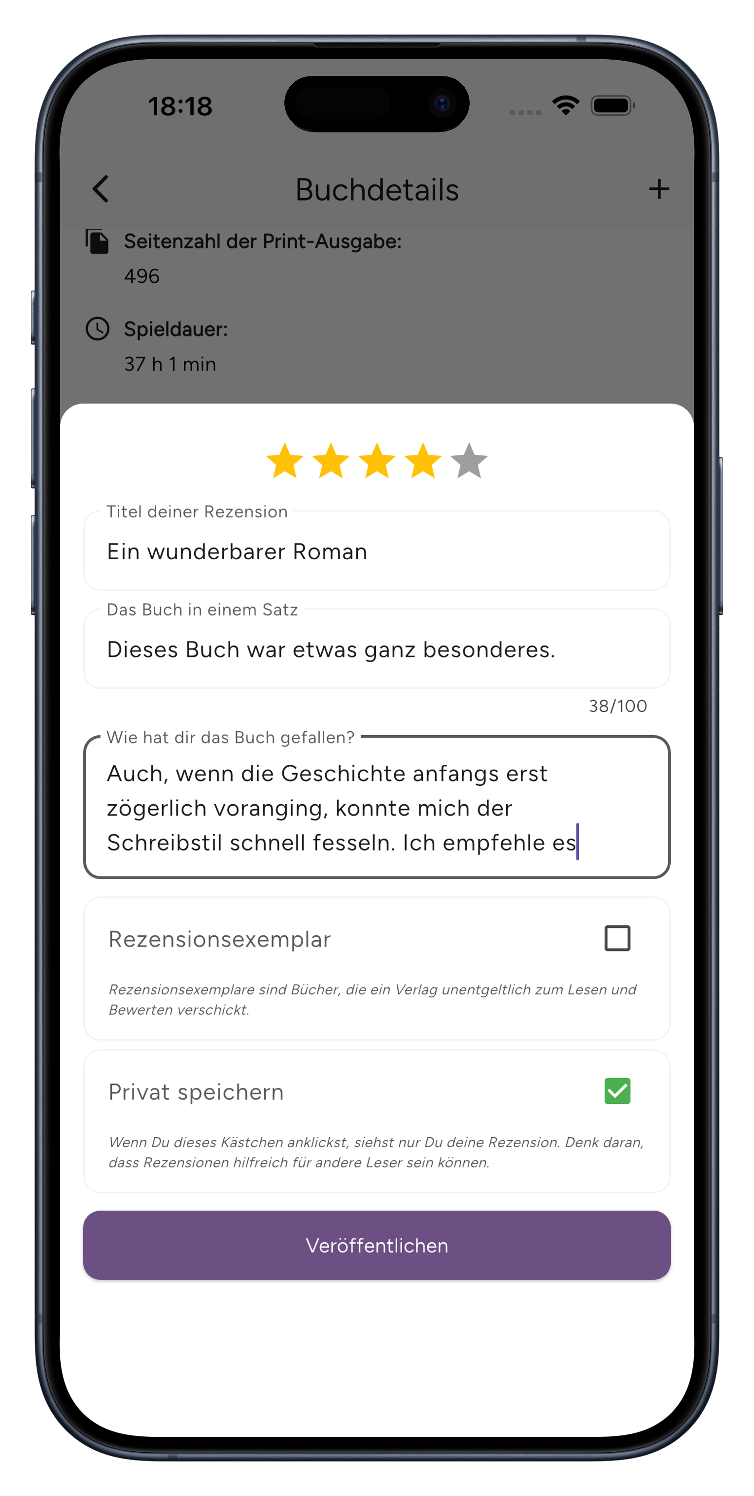 BookPairs Buchdetailseite